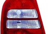 Фонарь задний левый (P21/4W/P21W, цвет указателя поворота белый, цвет стекла красный) SKODA OCTAVIA I Hatchback / Kombi 4D 08.00-12.10 DEPO 665-1903L-UE (фото 2)