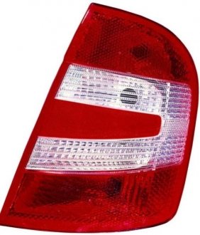 Ліхтар задній права (P21/4W/P21W, колір поворотника білий, колір скла червоний) SKODA FABIA I Hatchback 5D 08.04-03.08 DEPO 665-1911R-UE