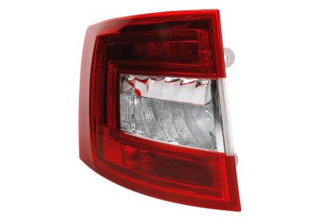 Фото автозапчасти фонарь задний левый (H21W/LED/P21W, цвет стекла красный) SKODA OCTAVIA III Kombi 11.12-06.16 DEPO 665-1930L-UE