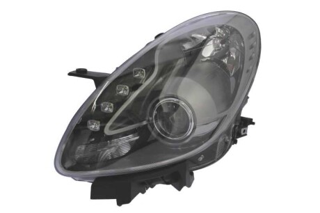 Фото автозапчасти фара левый (H1/H7/LED/PY24W, электрическая, с моторчиком, ДХО, цвет вставки: черный) ALFA ROMEO GIULIETTA 04.10-03.16 DEPO 667-1118LMLDEM7