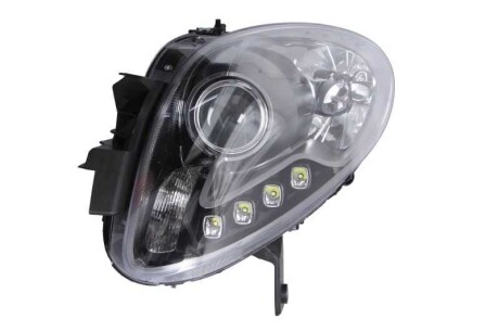 Фото автозапчастини фара права (H1/H7/LED/PY24W, ел., з двигуном, DRL, колір вставки: чорний/сірий, колір покажчика повороту: прозорий) ALFA ROMEO GIULIETTA 04.10-03.16 DEPO 667-1118RMLDEM7 (фото 1)