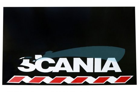 Бризговик з надписом SCANIA 600x400мм надпис мальований DEXWAL 13-064
