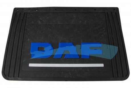 Бризговик з надписом DAF 600x400мм надпис вибитий білий DEXWAL 13-811