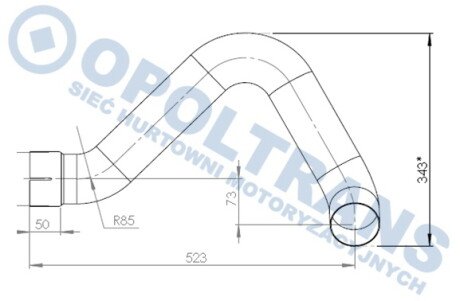 Фото автозапчасти rura wyd.MAN TGM Е›rod. 06r- Fi 80 Dinex 1102002711