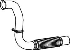 Труба глушителя Mercedes ATEGO L=1010mm Dinex 54270