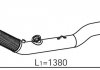 Фото автозапчастини випускна труба (Euro 4 88,9x1380mm) Renault MIDLUM DXi5 05.06- Dinex 66135 (фото 1)