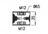 Фото автозапчасти подушка системы выхлопа SCANIA G82/92/93/112/113 M12x65 H=35мм Dinex 68900 (фото 1)