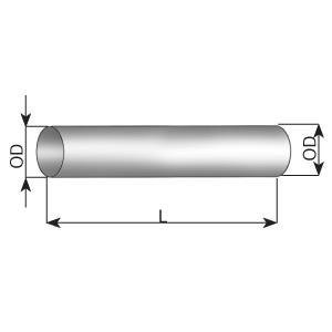 Фото автозапчасти труба прямая 120 L=2.5 M Dinex 94720