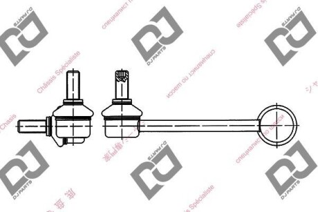 Фото автозапчасти тяга / стійка стабілізатора DJ PARTS DL1221