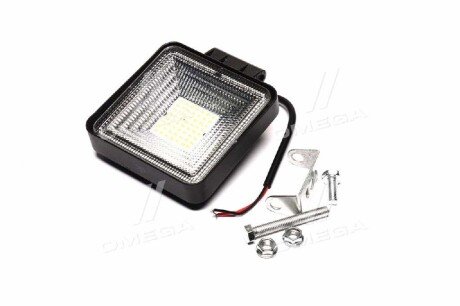 Фото автозапчастини фара LED квадратна 56W, 10-30V широкий промінь <ДК> Дорожная Карта DK.4SQ.0110