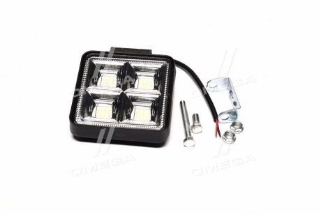 Фото автозапчастини фара LED квадратна 64W, 10-30V вузький промінь <ДК> Дорожная Карта DK.4SQ.0111 (фото 1)