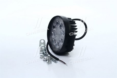 Фото автозапчасти фара LED круглая 24W, 8 ламп, 110*128мм, узкий луч <ДК> Дорожная Карта DK B2-24W-A SL (фото 1)