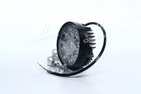 Фото автозапчасти фара LED круглая 27W, 9 ламп, 110*128мм, узкий луч <ДК> Дорожная Карта DK B2-27W-B SL (фото 1)