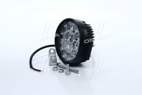 Фото автозапчасти фара LED круглая 42W, 14 ламп, 116*137,5мм, узкий луч <ДК> Дорожная Карта DK B2-42W-B SL