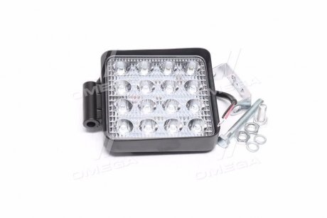 Фото автозапчасти фара LED прямоугольная 48W, 16 ламп, 110*128мм СТАНДАРТ <ДК> Дорожная Карта DK B2-48W-STD