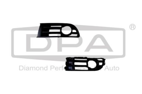 Фото автозапчасти решетка противотуманной фары правая VW Polo (01-09,09-) DPA 88530062202