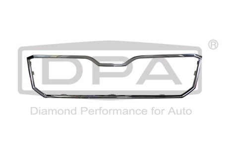 Фото автозапчастини накладка решітки радіатора Skoda Superb III 15-(хром) DPA 88531817302