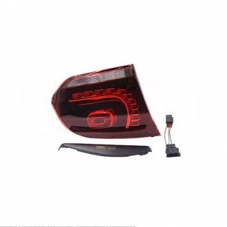 Фонарь заднй левый внутренний LED вишнево-красный VW Golf VI (09-13) DPA 89450625102
