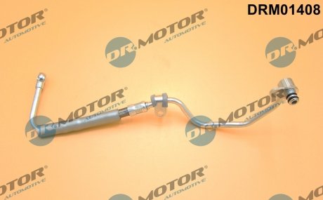 Трубка турбокомпрессора ДВЗ (чорний метал) DR MOTOR DRM01408