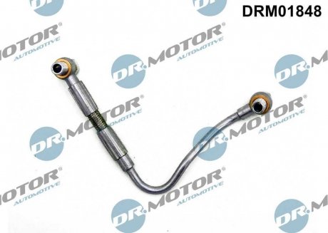 Трубка турбокомпрессора ДВЗ (чорний метал) DR MOTOR DRM01848