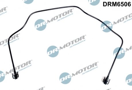 Шланг пластиковий, армований, з фітингами DR MOTOR DRM6506 (фото 1)