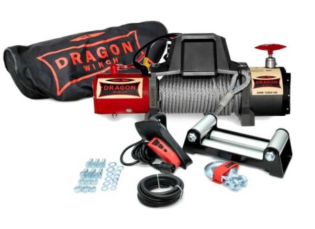 Фото автозапчастини лебідка для позашляховиків DRAGON WINCH DWM12000HDKIT2