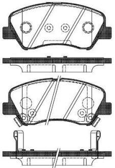 Фото автозапчастини гальмівні колодки (набір) Drive DP1010.10.0119