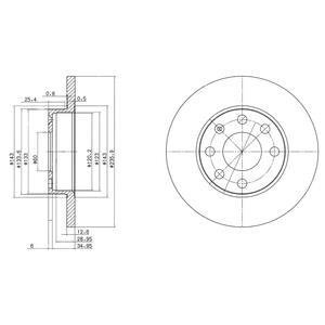 Фото автозапчасти гальмівний диск Drive DP1010110015