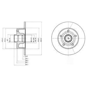 Фото автозапчастини гальмівний диск Drive DP1010110117