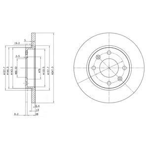 Фото автозапчасти гальмівний диск Drive DP1010110134