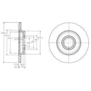 Фото автозапчастини гальмівний диск Drive DP1010.11.0146