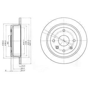 Фото автозапчасти гальмівний диск Drive DP1010110174