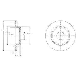 Фото автозапчастини гальмівний диск Drive DP1010110215