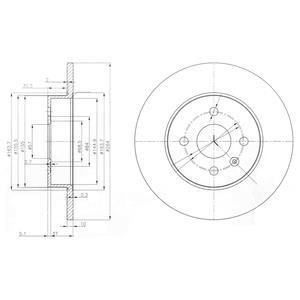 Фото автозапчастини гальмівний диск Drive DP1010110233