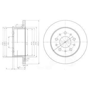 Фото автозапчасти гальмівний диск Drive DP1010110234