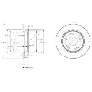 Фото автозапчасти гальмівний диск Drive DP1010110273