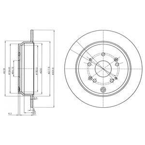 Фото автозапчастини гальмівний диск Drive DP1010110276