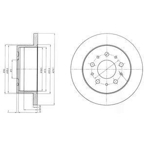 Фото автозапчасти гальмівний диск Drive DP1010110285