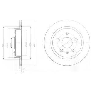 Фото автозапчасти гальмівний диск Drive DP1010110307