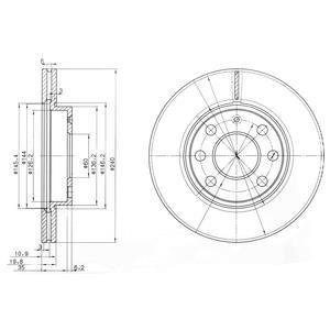 Фото автозапчасти гальмівний диск Drive DP1010110349