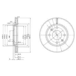 Фото автозапчастини гальмівний диск Drive DP1010110406