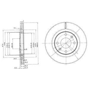 Фото автозапчастини гальмівний диск Drive DP1010110415