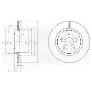 Фото автозапчастини гальмівний диск Drive DP1010110508