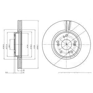 Фото автозапчасти гальмівний диск Drive DP1010110595