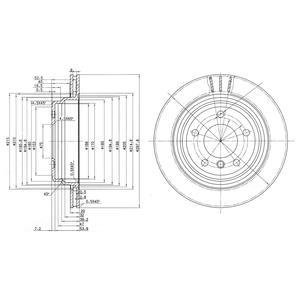 Фото автозапчасти гальмівний диск Drive DP1010110712