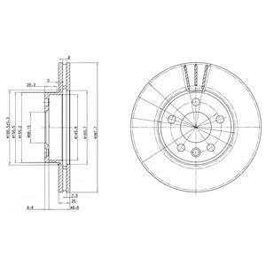 Фото автозапчасти гальмівний диск Drive DP1010110733