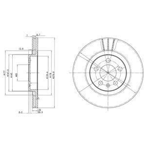 Фото автозапчастини гальмівний диск Drive DP1010110739