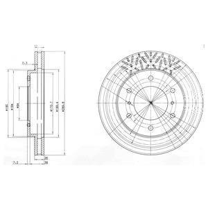 Фото автозапчасти гальмівний диск Drive DP1010110783