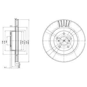 Фото автозапчасти гальмівний диск Drive DP1010110796