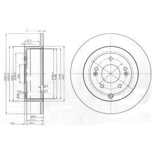 Фото автозапчасти гальмівний диск Drive DP1010110919